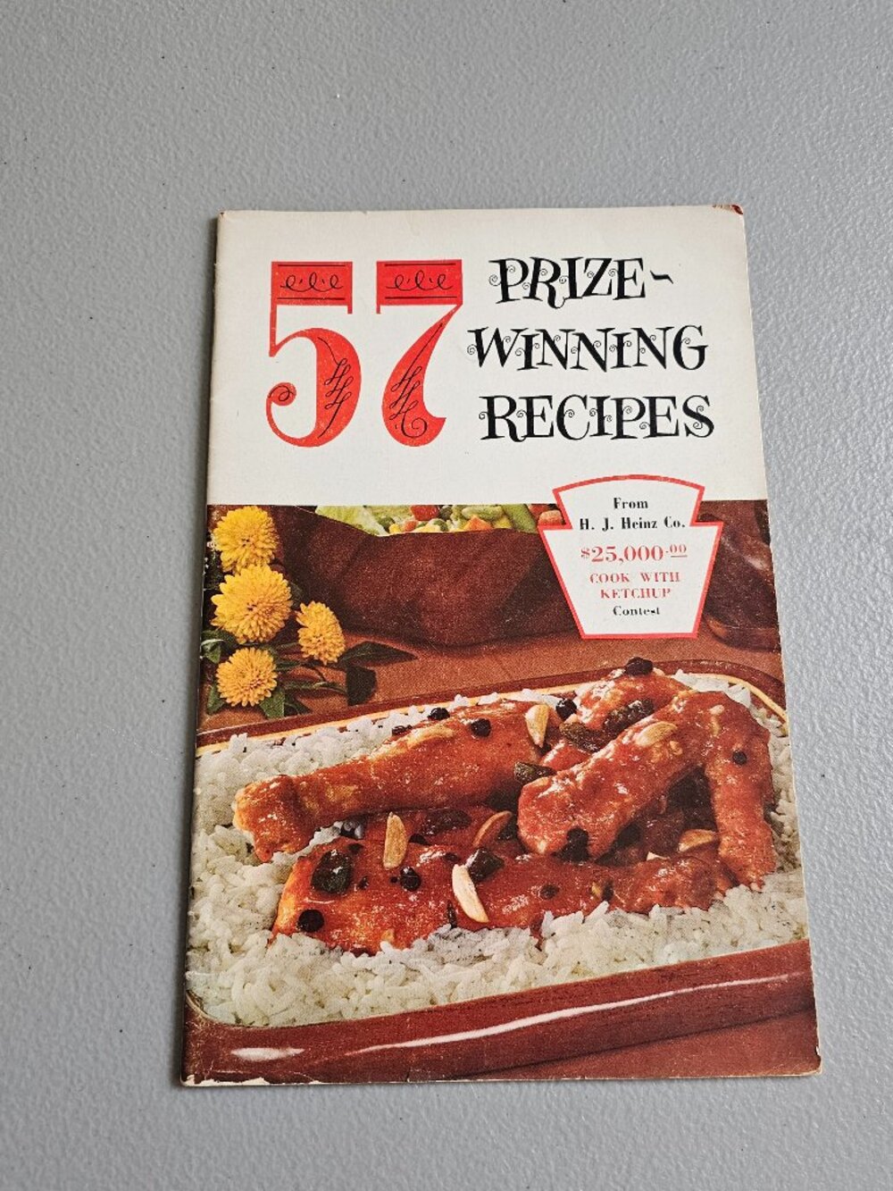 1957 Cookbook H.J.Heinz Co. 57 Prize Winning Recipes Vintage Ketchup Cooking